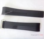Tag Heuer Golf Watch Strap - 22mm Black Tag Heuer Watch Bands Replacement Rubber Bands